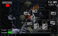 Modalità cheat in effetti. Evidente dalle immagini degli animatronics sulla mappa, e che l'indicatore di potenza è al 100%.