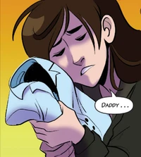 In The Fourth Closet, ha un momento sentimentale pensando a suo padre, TFC: Graphic Novel.