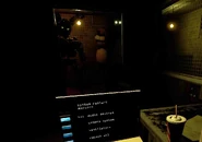 Springtrap sbircia nell'ufficio.