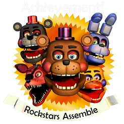 I Rockstar dal distintivo "Rockstars Assemble".