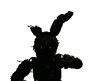 Springtrap attacca il giocatore dalla porta, animato.