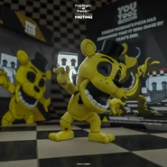Haunted Golden Freddy Youtooz Figure.
