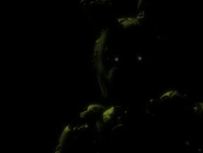 Springtrap nel menu del gioco (Posa 2).
