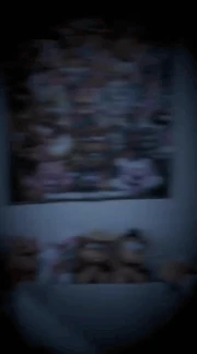 Circus Baby spaventa il giocatore, animato.