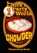 Poster per la zuppa di pesce.