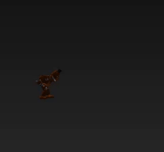Withered Freddy camminando, animato.