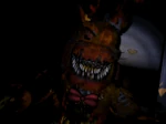 Jack-O-Bonnie attacca il giocatore dal corridoio sinistro, animato.