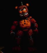 Withered Freddy nella galleria (davanti).