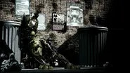 Una rara schermata che mostra Scraptrap nel vicolo.