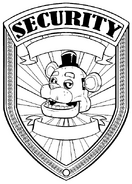 Freddy's face on a Security Badge, seen in Five Nights at Freddy's: VIP.