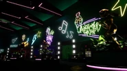 Una vista alternativa di Rockstar Row.