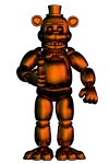 Il trofeo Freddy Fazbear dopo aver ottenuto 8000 punti (color bronzo).