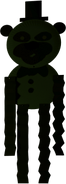 Una texture di una versione di Freddy piatto di carta che appare raramente in ufficio.