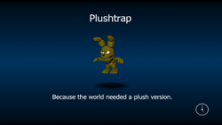 Plushtrap, FNAF World Animatronic Bios