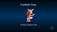 Funtime Foxy on the loading screen.