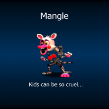 Adventure Mangle Five Nights At Freddy S World Wikia Fandom