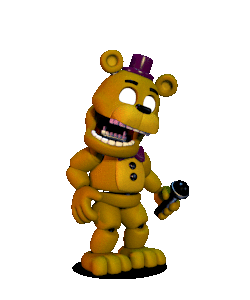 Glitching animation (only appears if the player's party leader is also Fredbear).
