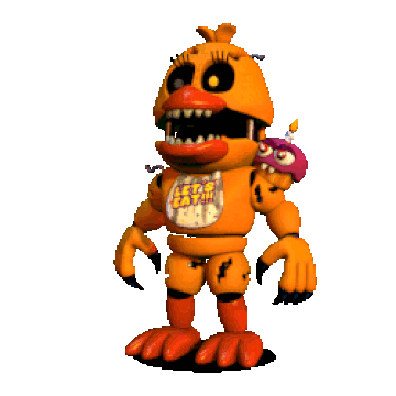 fixed nightmare Chica,turned out better than i expected,the only weird  part is her feet. : r/fivenightsatfreddys