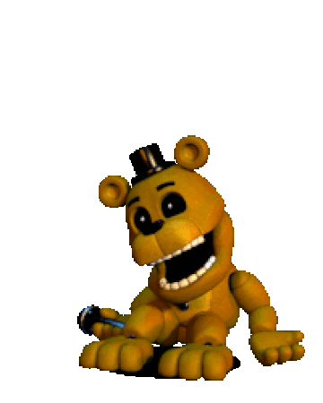 pic Fnaf Withered Golden Freddy Jumpscare Gif adventure golden freddy five nights