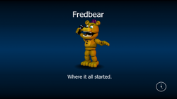 Adventure Fredbear, Five Nights at Freddy's World Wikia