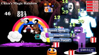 I tried playing Chica's Magic Rainbow on the FNAF World mobile port and I  uhgot a little angry. : r/fivenightsatfreddys