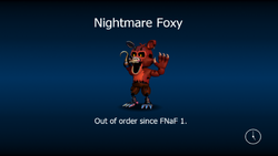 Adventure Nightmare Foxy, Wiki