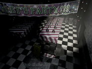 La deuxième Salle des Fêtes, probablement réservée pour les anniversaires.