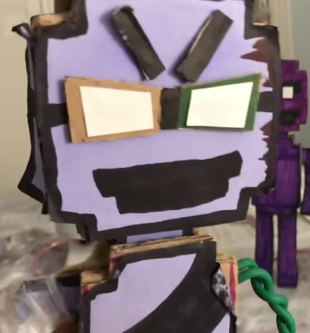 Shadow Freddy papercraft from Five Nights at Freddy's