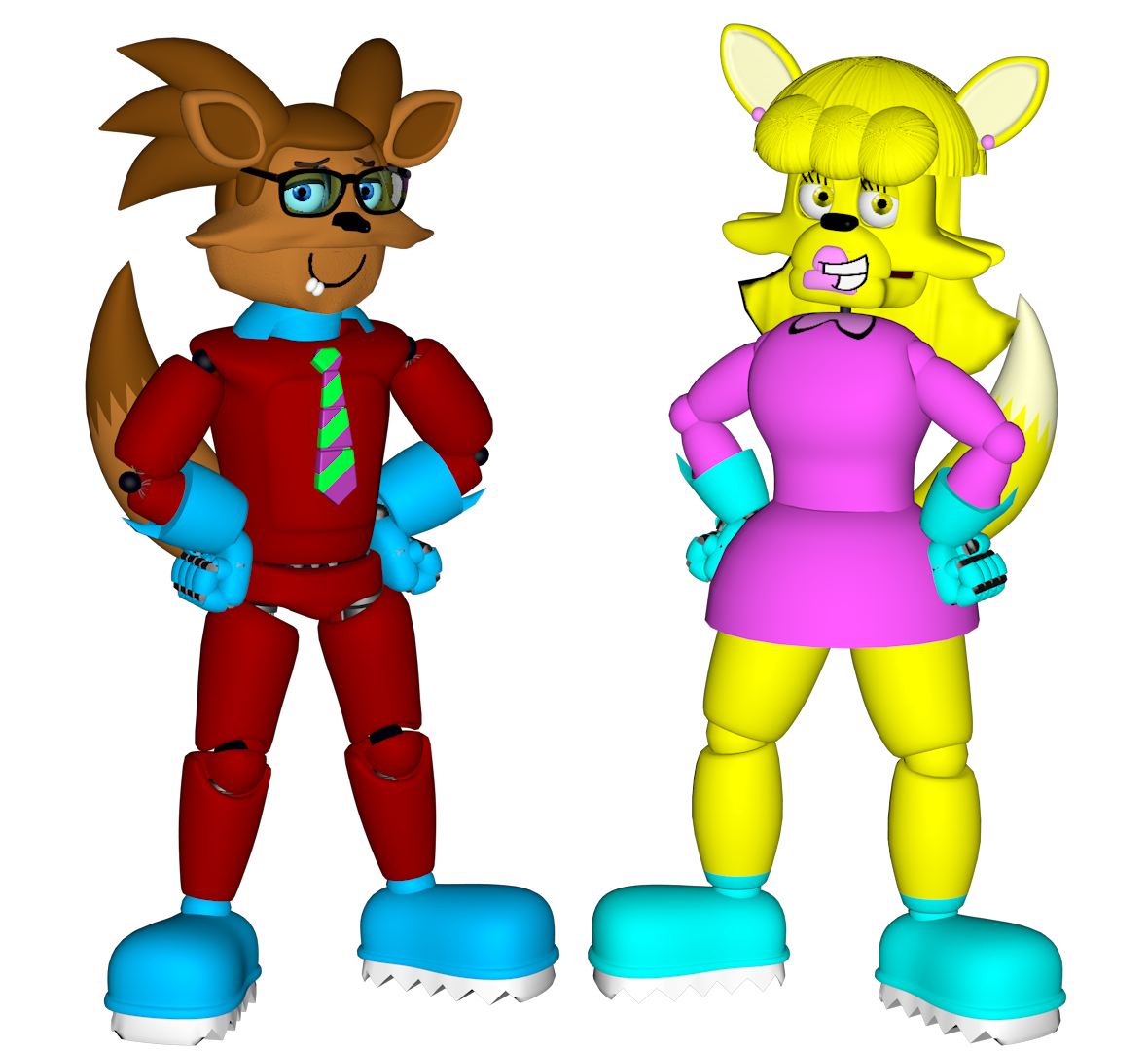 Mega Mom & Destructo Dad (Codename: Kids Next Door) (Furry 