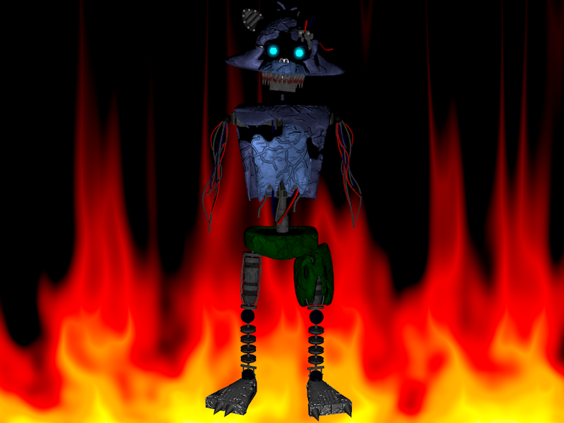 JJgrim on X: Cursed #1 Withered chica and foxy by alfred fixed