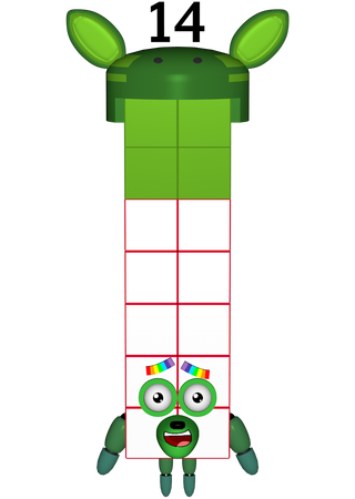 Number 14 (Numberblocks) (Furry Versioned) | Five Nights at