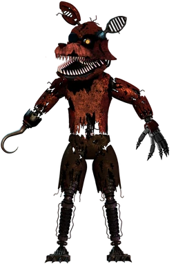 Nightmare Withered Foxy | Five Nights At Nightmares Wiki | Fandom