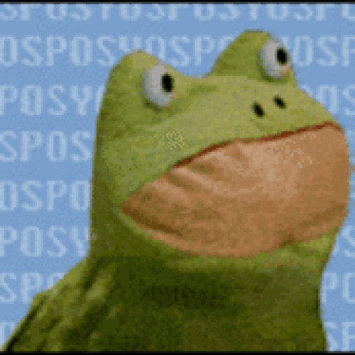 Frog Puppet Gif