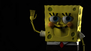 An image of a new SpongeBob model used to advertise the Gamejolt community