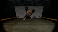 The stairs, but with The Face and the flashlight on.