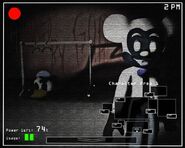 Photo-Negative Mickey in the game's promotional artwork, from Matthew Phoenix Rodriguez's version. Notice the Walt Disney World mascot costume.