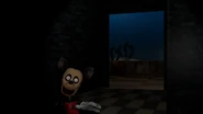 Room FACE downstairs.png (298 KB) The Face in downstairs room of the first floor of Pirate Caverns with the flashlight on.