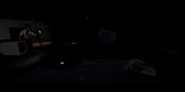 The Office, with the flashlight and Jeff The Killer at the left door.