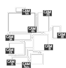 Five Nights At Freddy's 1 Cameras Maps by slendytubbies2d on