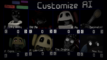 Custom menu