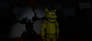 Fredbear alone in Stage.