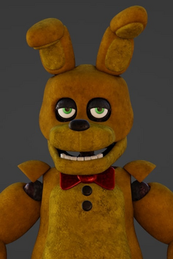 Springbonnie is innocent on account of that he is just a fella #FNAF # springbonnie #fredbear #fivenightsatfreddys