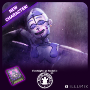 Ballora's reveal image in Five Nights at Freddy's AR: Special Delivery