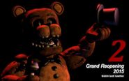 A teaser depicting Withered Freddy.