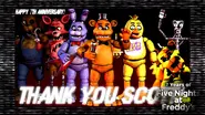 Annyverary fnaf 1.webp (117 KB) Sparky's official appearance in the "7 Years Of FNaF's Amazing Fanbase" anniversary video from 2021