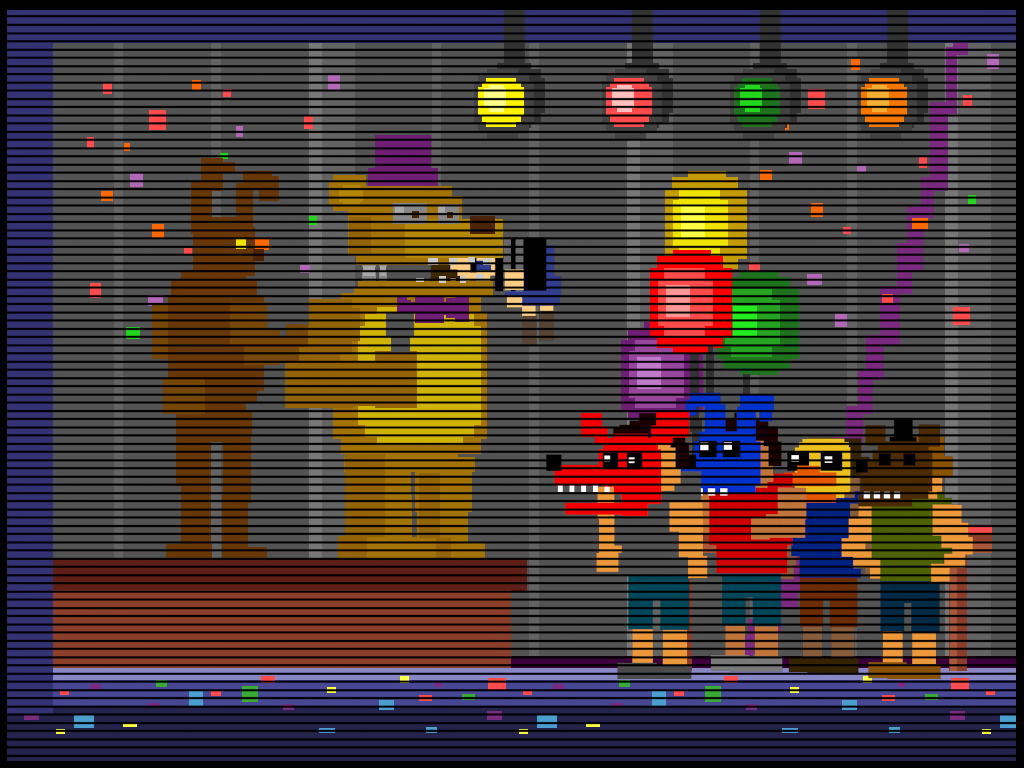 Fnaf 4 Mini-Game - Desenho de garotinho_gamer30 - Gartic