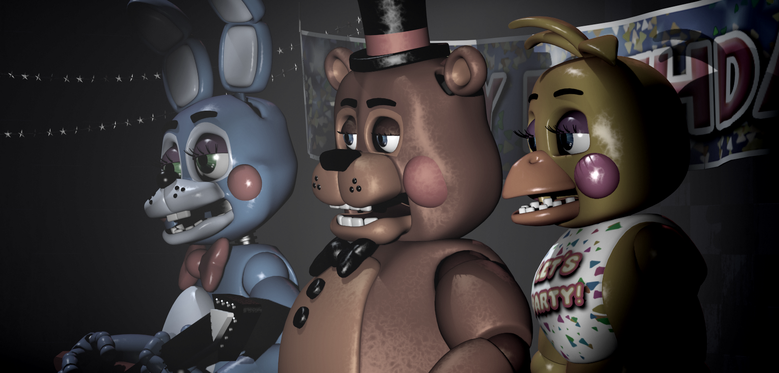 Why do the nightmare animatronics share similarities with both the withered  and FNAF1 animatronics? : r/fivenightsatfreddys