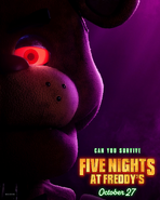 A promotional poster of just Freddy