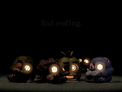 Anime Fnaf Night 5 concept art (Directed/created by SpaceBear87 on