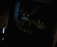 Springtrap (in Help Wanted) crawling in the vent next to the player